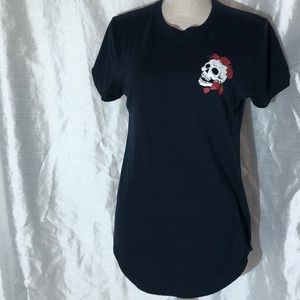 Navy Blue Junior Size short sleeve shirt